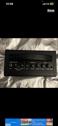 Boss katana mini Modeling Combo Amplifier for Electric Guitar with power supply