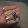 Solvar green cats eye necklace Image 2