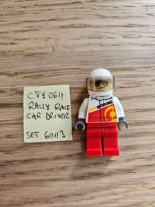 lego cty0611 rally race car driver, set 60113