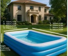 swimming pool inflatable alongwith air pump