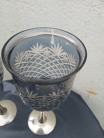 2 Massive Candle Holder