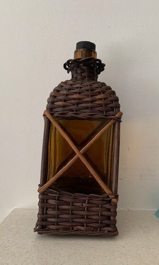 Vintage Musical Armagnac Bottle 1960s