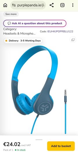 Jlab kids headphones