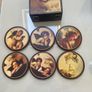 coasters angel art with matching storage box Image 7