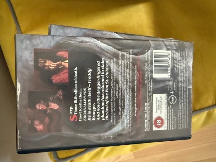 A nightmare on elm street vhs video collection
