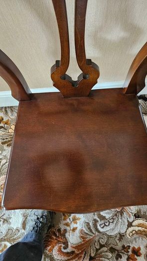 Mahogany hall chair