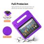 For Amazon Fire 7 2022 12th Gen Case Kids Shockproof Tablet Smart Cover Handle Purple New Image 4