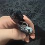 Metal Windproof Dual Flame Lighter Dragon Design Image 2