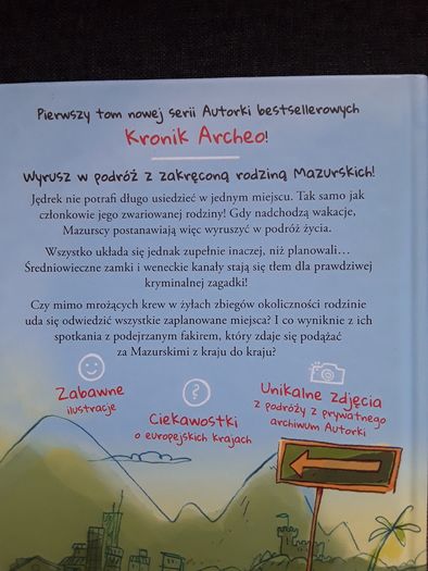 Ksiazka dla dzieci Zestaw nowych ksiazek Agnieszki Stelmaszyk Mazurscy w podrozy