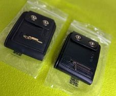 Black Leather Quality Wallet for Men's Perfect Gift Black Coin saver.