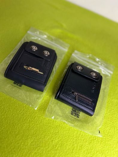 Black Leather Quality Wallet for Men's Perfect Gift Black Coin saver.