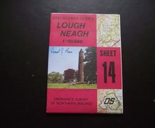1989 'LOUGH NEAGH' Ordnance Survey Folding Map