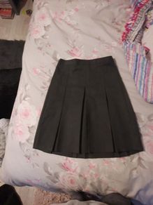 new grey school skirt