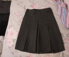 new grey school skirt