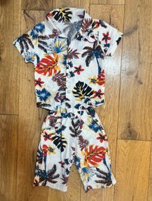Boys shirt and shorts set