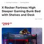 X Rocker Gaming Bed Image 4