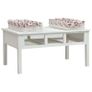Coffee Table White 99.5x60x48 cm Wood Image 4