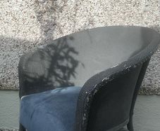 Sirrom/Lloyd Loom style tub chair
