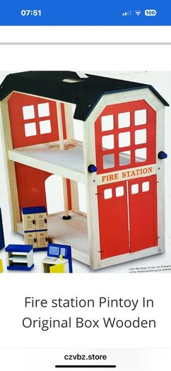 Pintoy Wooden Firestation
