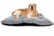 Large Dog Bed (102 x 70cm) Ultra Soft Pet Bed, Premium Plush Mattress Cushion For Medium Or Large Size Pets Machine + Dryer Friendly (MULTIPLE COLOURS)