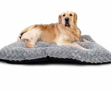 Large Dog Bed (102 x 70cm) Ultra Soft Pet Bed, Premium Plush Mattress Cushion For Medium Or Large Size Pets Machine + Dryer Friendly (MULTIPLE COLOURS)