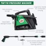 Multi-Purpose High-Pressure Washer | Compact Car and Home Cleaner with Power Jet Hose and Nozzle, 1400W Image 2