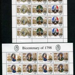 1998 Bicentenary of United Irish Rebellion Commemorative Stamps Sheetlet Mint Never Hinged (MNH)