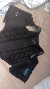 Horse riding helmets and back protector for sale