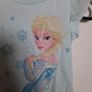 2 girls T-shirt Elsa Frozen size 4-5 years Image 2