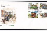 1987 Ireland Irish Trams Commemorative Stamps First Day Cover (FDC)