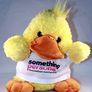 Personalised Duck Plush Toy with your text or photo great gift present for kids newborns Image 5