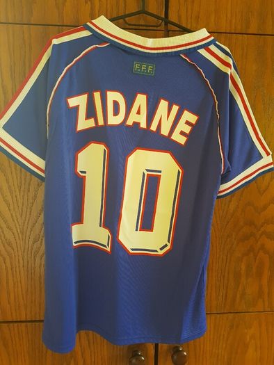 France 1998 World Cup Final Shirt - Zidane #10 - Size M