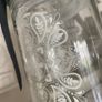ShabbyChic Decorative Glass Storage with velvet Ribbon Image 2
