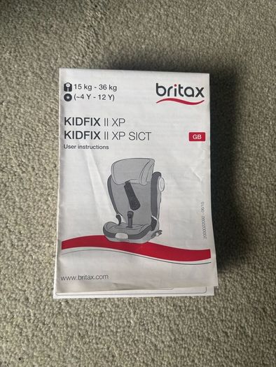 Britax Kidfix II XP SICT 15 Kg-36 Kg