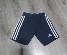 kids navy Adidas shorts
