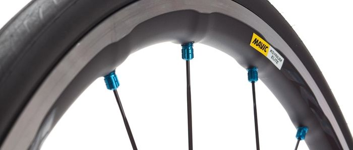 Mavic Ksyrium Elite, Blue Alu hubs