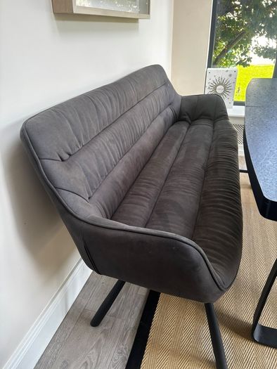 Dining table with bench and chairs