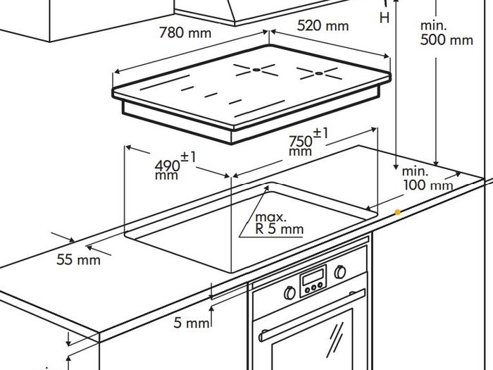 Ikea - Induction Hob 78cm Wide
