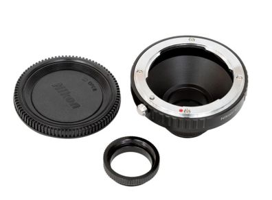 Nikon F-Mount to C-Mount Lens Adapter for Raspberry Pi HQ Camera