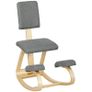 Ergonomic Kneeling Chair, Health Chair for Home, Office, Meditation Gray Image 5