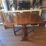 Vintage Oak Gate Leg dropleaf table Image 8