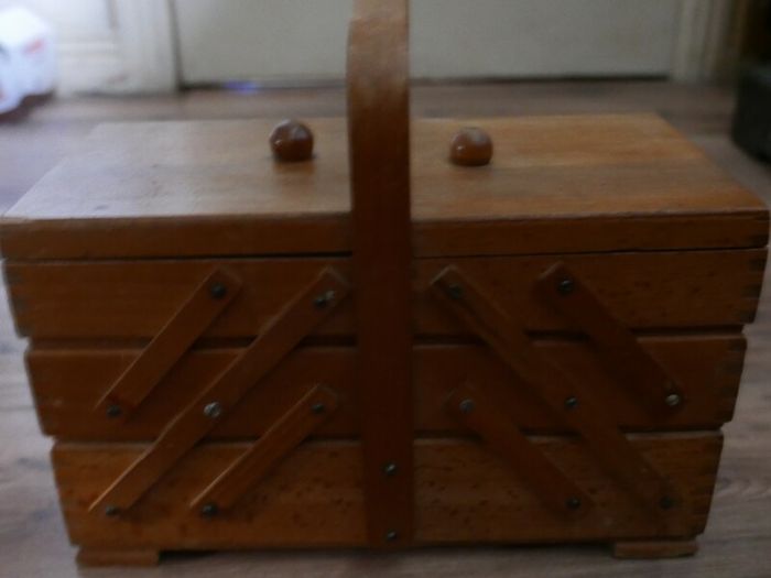 Vintage rustic wood box