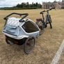 Specialized Vado electric bike & Qeridoo Kidgoo trailer Image 9