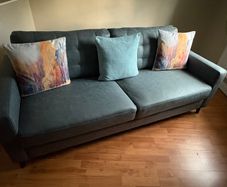 Blue 3 seater couch