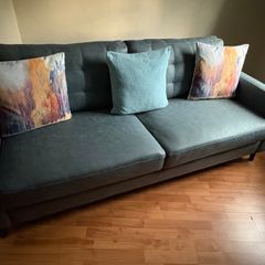 Blue 3 seater couch