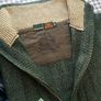 mens zipped jacket army green Image 4