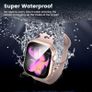 [2 in 1] Waterproof Case for Apple Watch Series 11/10 42mm Screen Protector,360 Protective PC Cover Tempered Glass,Front & Back Bumper for iPhone Watch 42mm Image 3