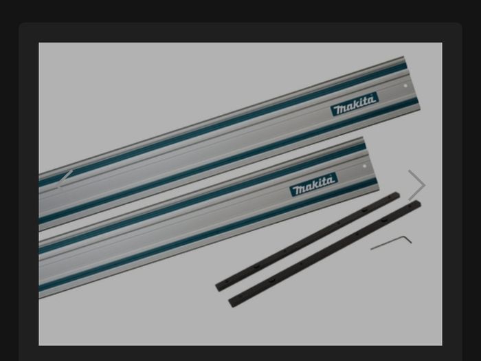 makita Rails 2x1.5m plus connectors