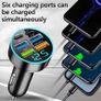 USB C Type C Car Charger 6 Ports USB Super Fast Image 3