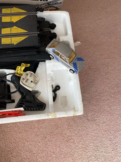 scalextric .  Ford escort xr3i racing set 1980s.